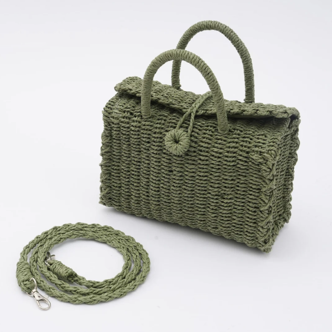 Maya Stroh Strandtasche