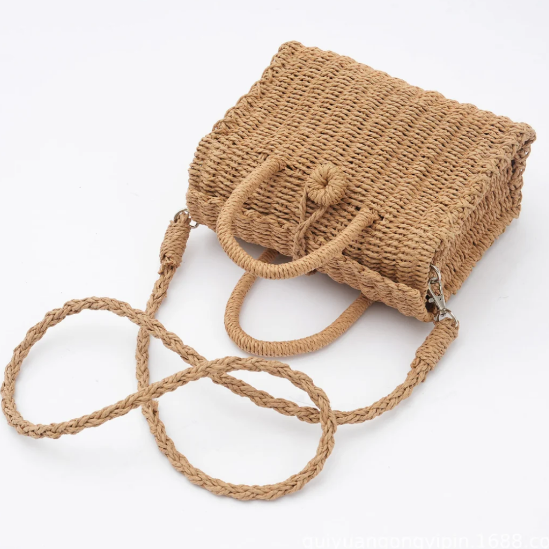 Maya Stroh Strandtasche
