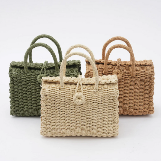 Maya Stroh Strandtasche